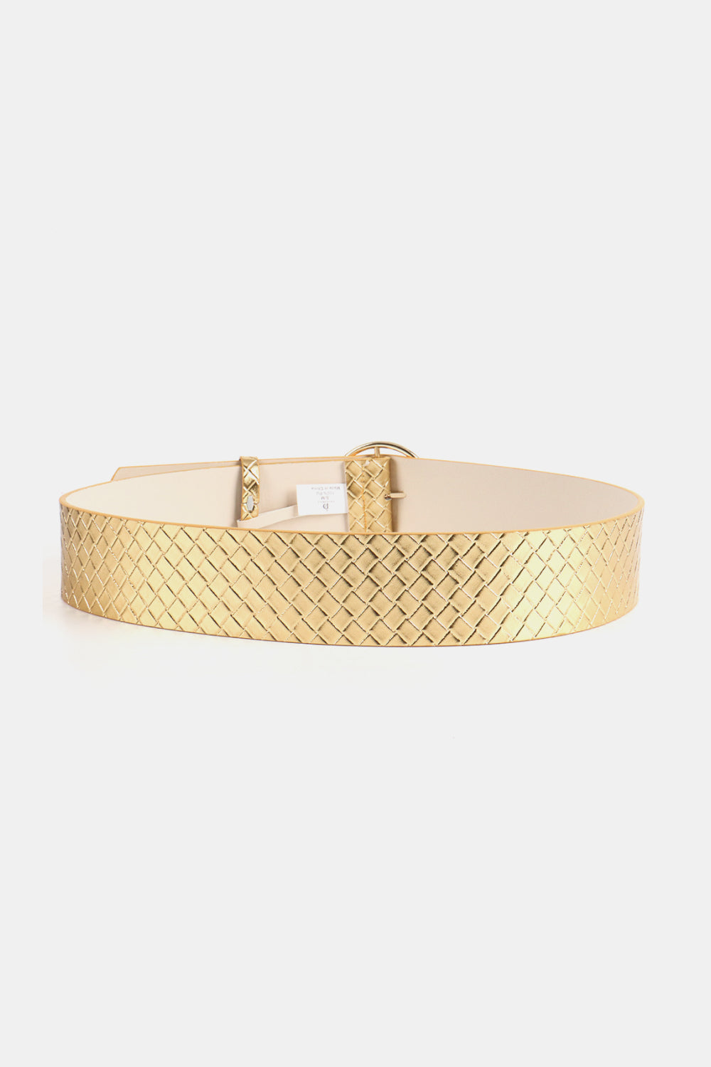 PU Leather Circle Shape Buckle Belt - Grace Beauty H&C 