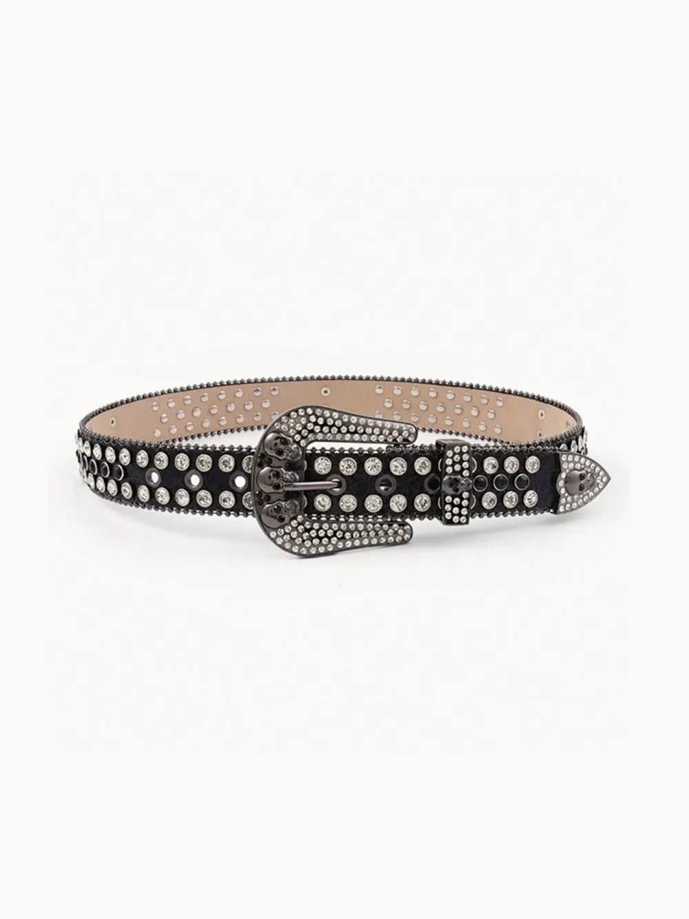PU Leather Skull Belt - Grace Beauty H&C 