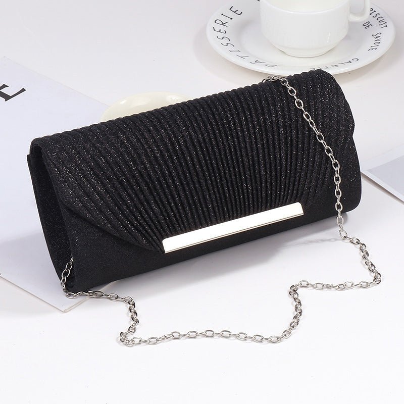 Metal Magnetic Buckle Portable Shell Pattern Chain Bag - Grace Beauty H&C 