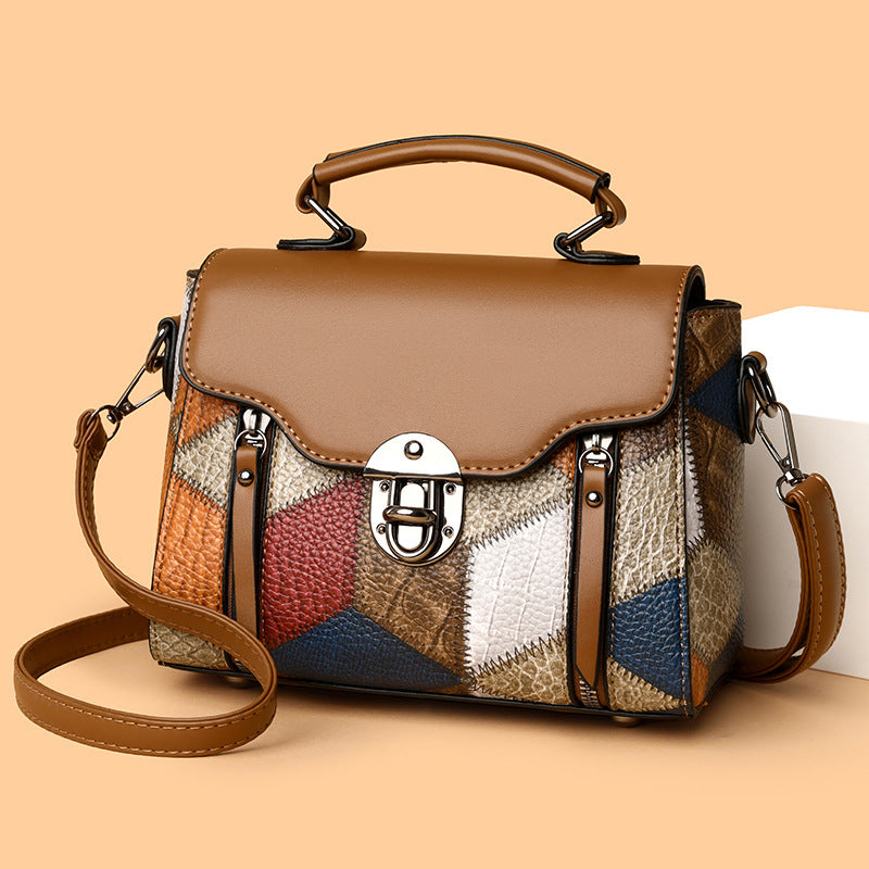 This is a new fashionable and high-end handbag for women with a high-quality texture. It is a versatile single-shoulder, large-capacity crossbody bag and a dual-purpose bag - Grace Beauty H&C 