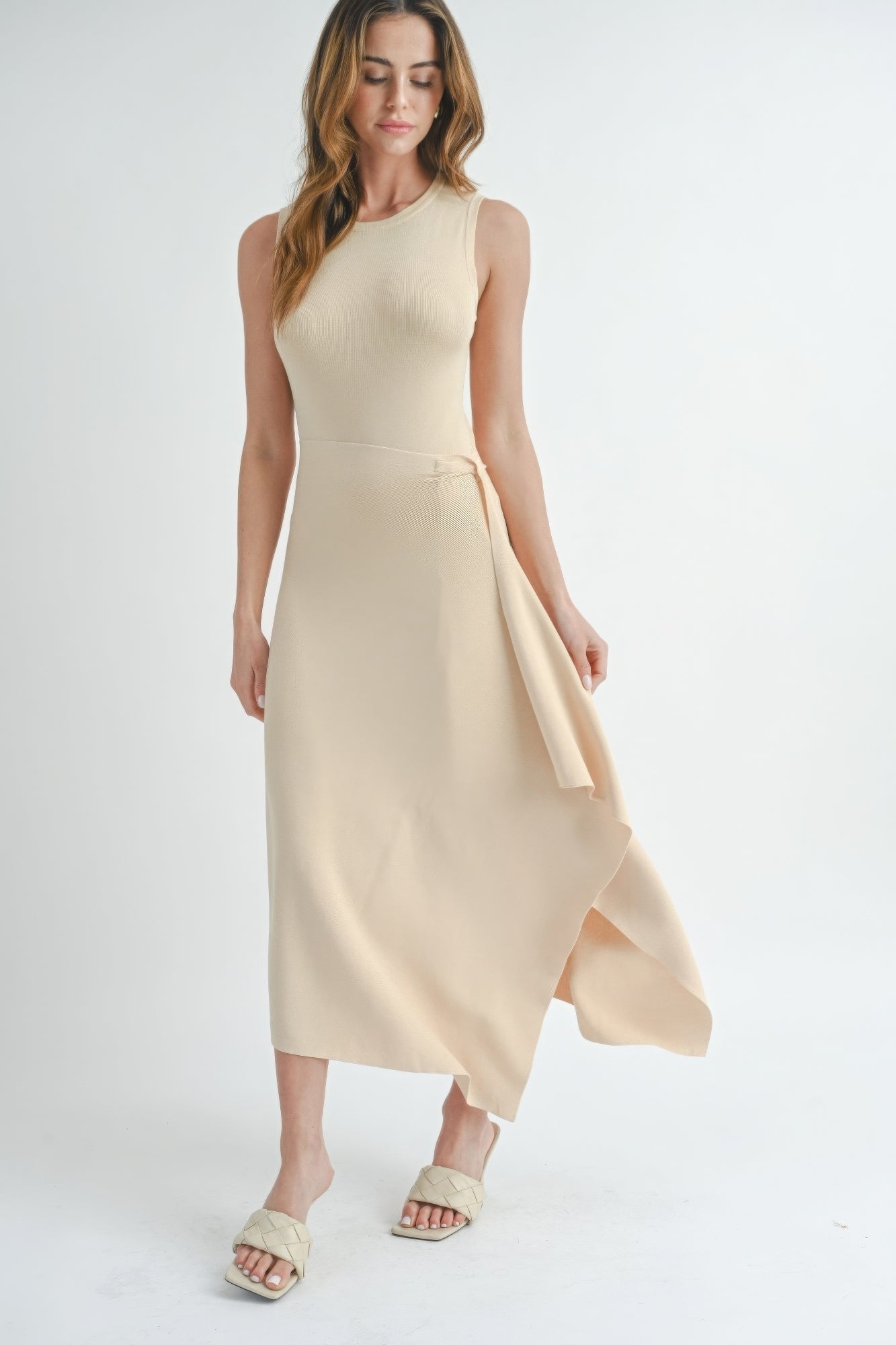 Maxi Dress With Slit - Grace Beauty H&C 