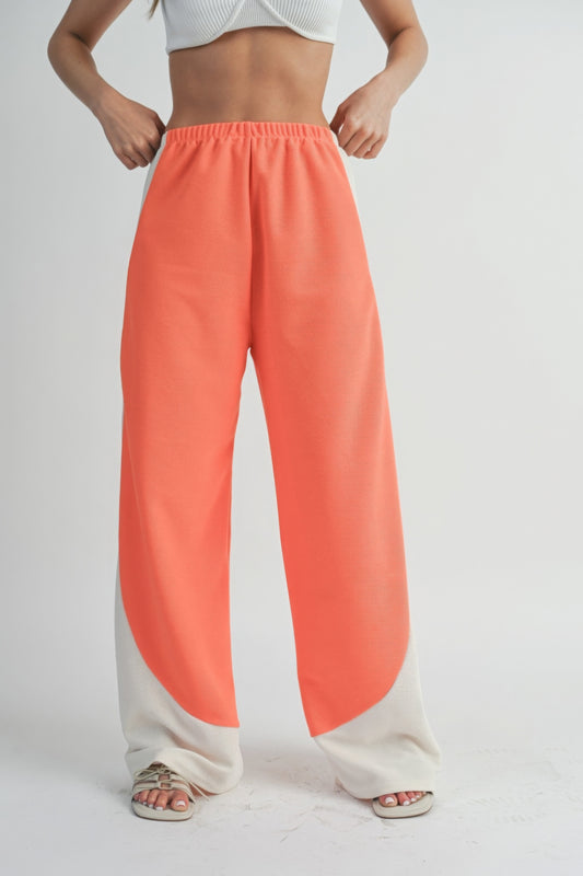 Two Toned Wide Leg Pants - Grace Beauty H&C 