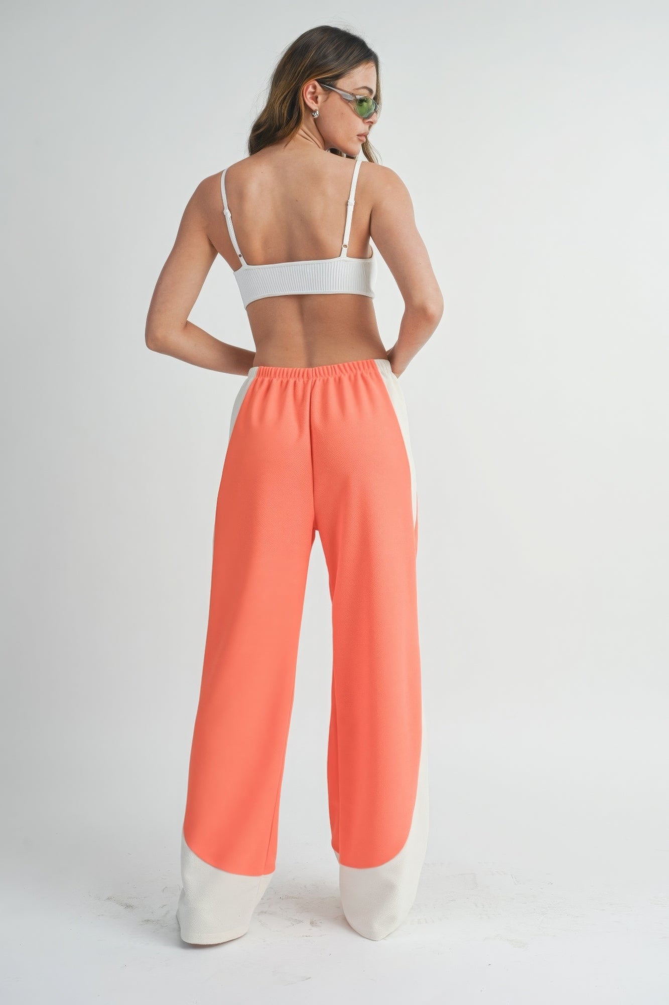 Two Toned Wide Leg Pants - Grace Beauty H&C 