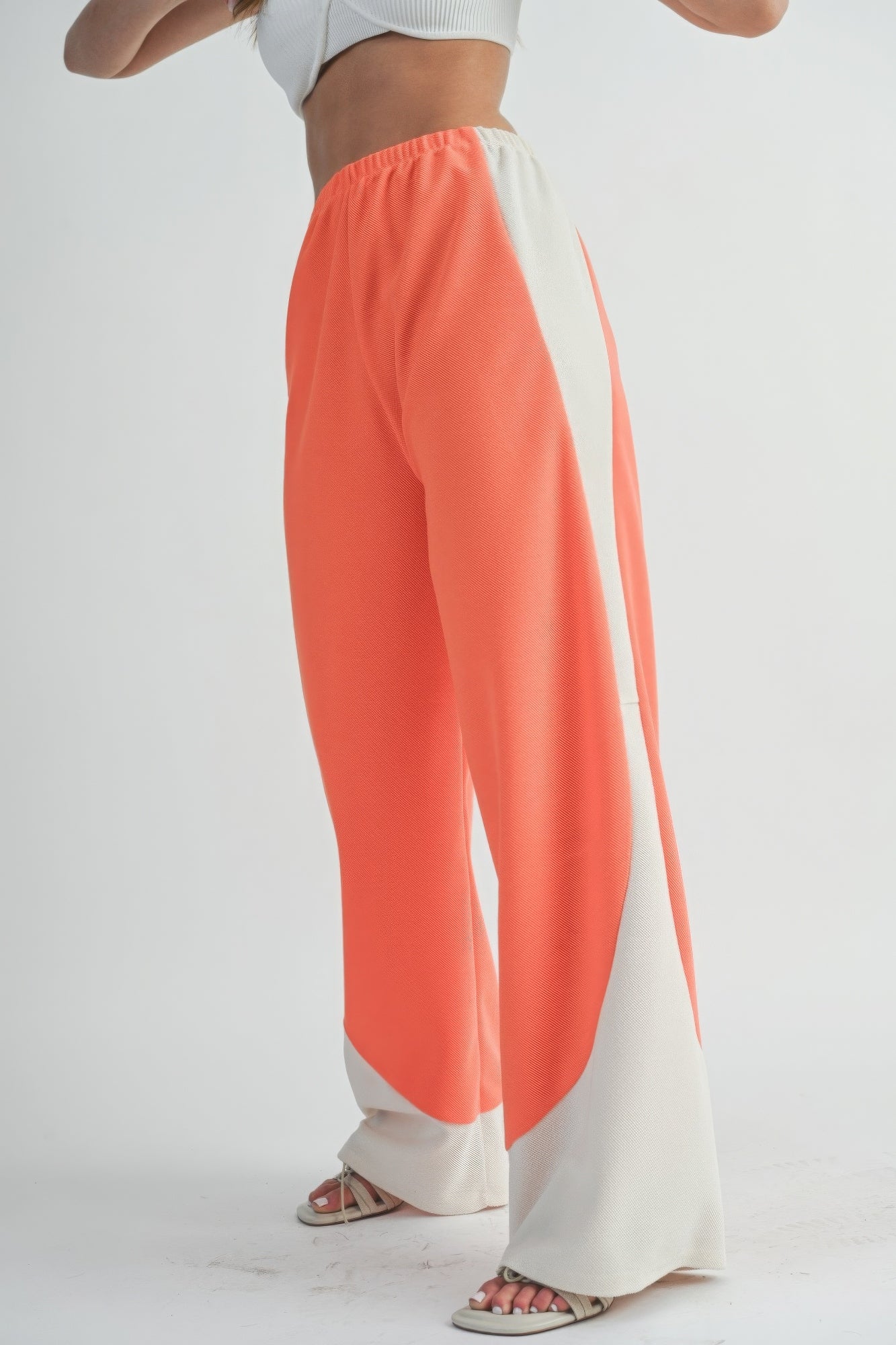 Two Toned Wide Leg Pants - Grace Beauty H&C 