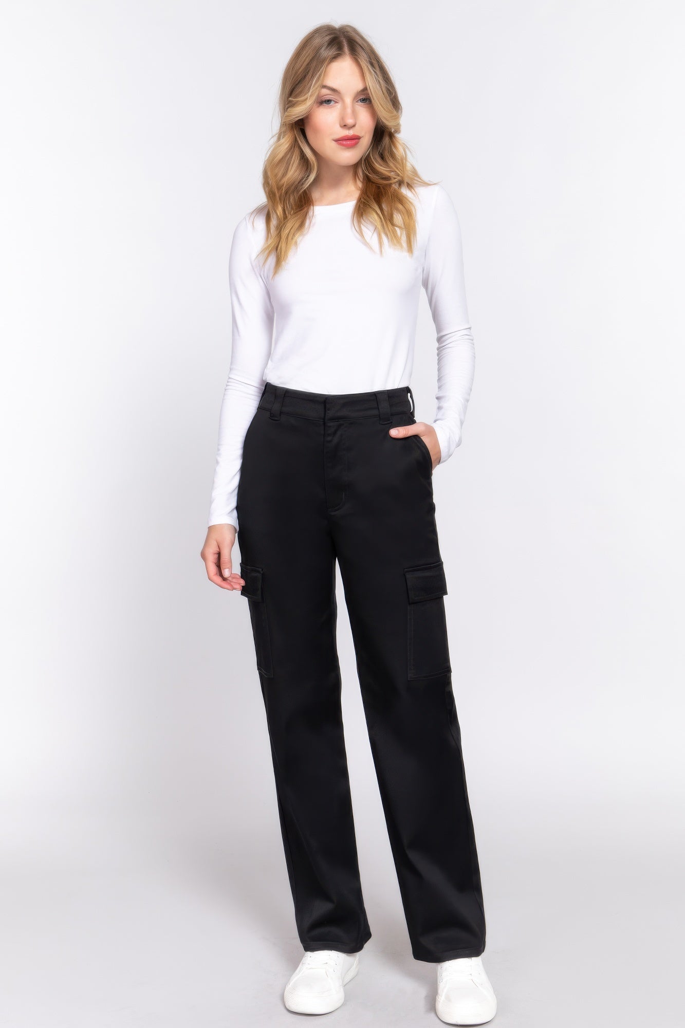Straight Fit Long Pants - Grace Beauty H&C 