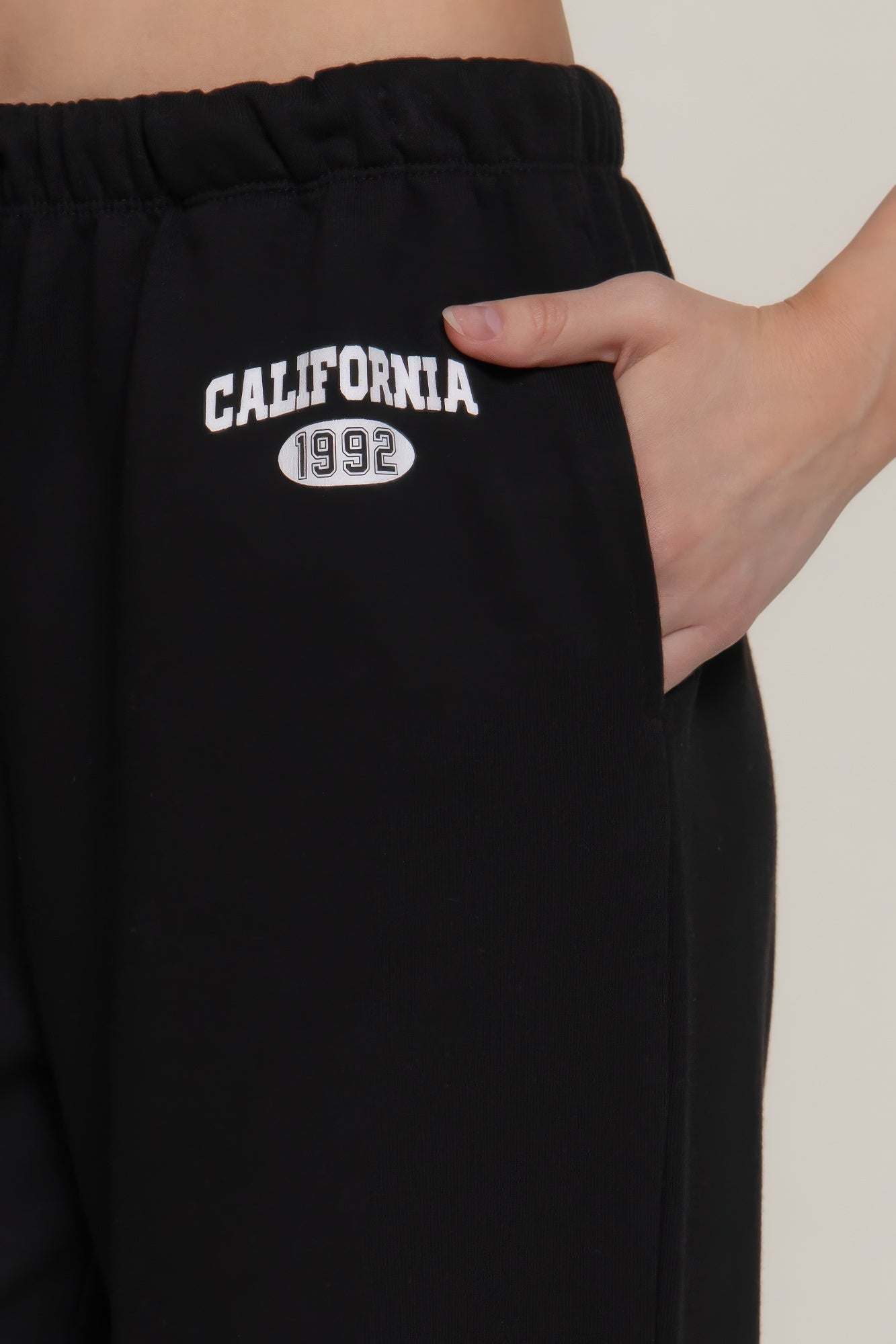 Waistband Print Detail Sweatpants - Grace Beauty H&C 