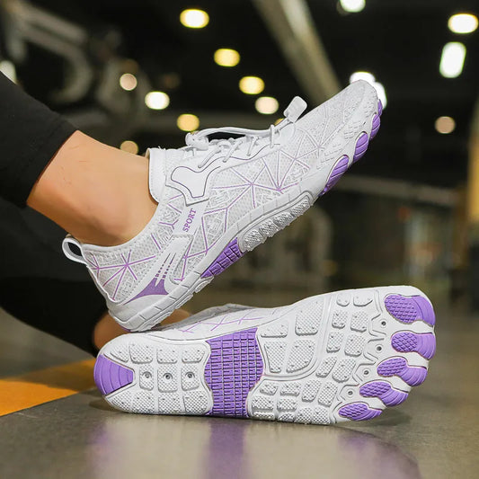 Elastic Lock Laces Mesh Contrast Breathable Athletic - Grace Beauty H&C 