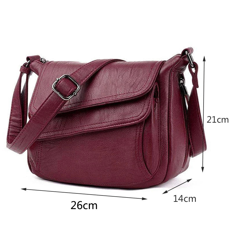 Luxury Designer Handbag High Quality Soft Leather Purses And Handbags Casual Shoulder Messenger Bags for Women 2022 New Sac - Grace Beauty H&C 