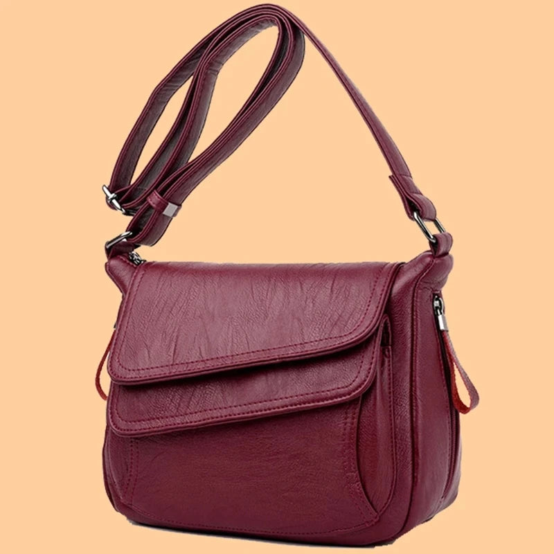 Luxury Designer Handbag High Quality Soft Leather Purses And Handbags Casual Shoulder Messenger Bags for Women 2022 New Sac - Grace Beauty H&C 
