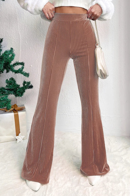 High Waist Bootcut Pants - Grace Beauty H&C 