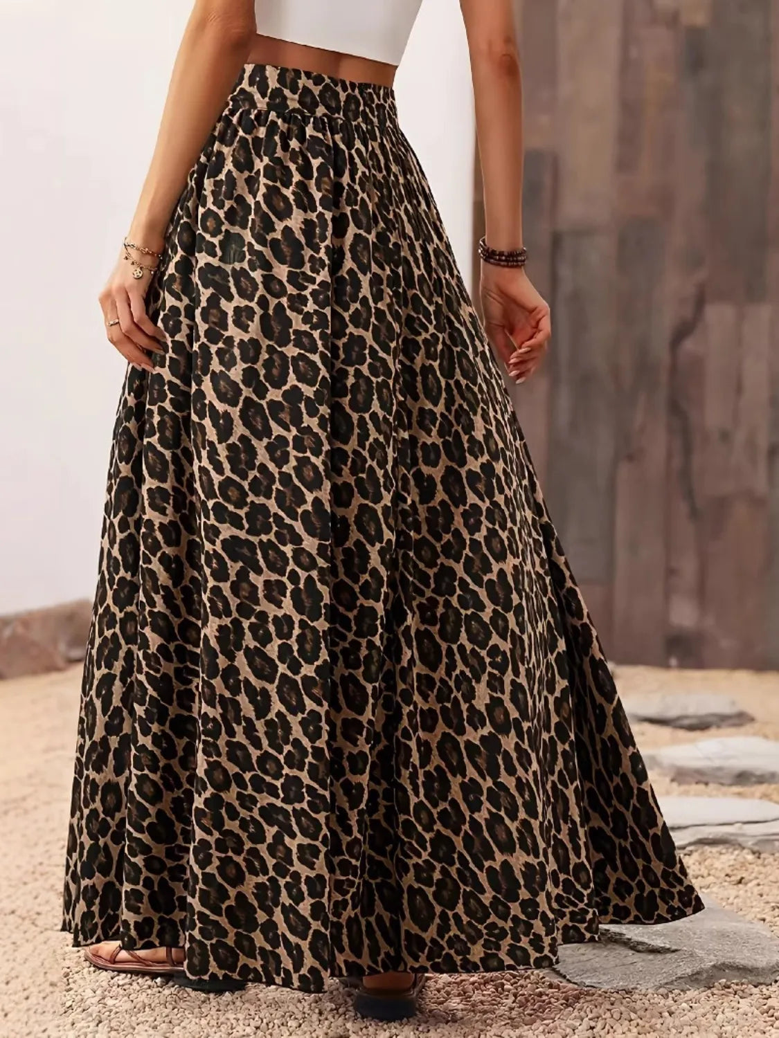 Leopard Maxi Skirt - Grace Beauty H&C 