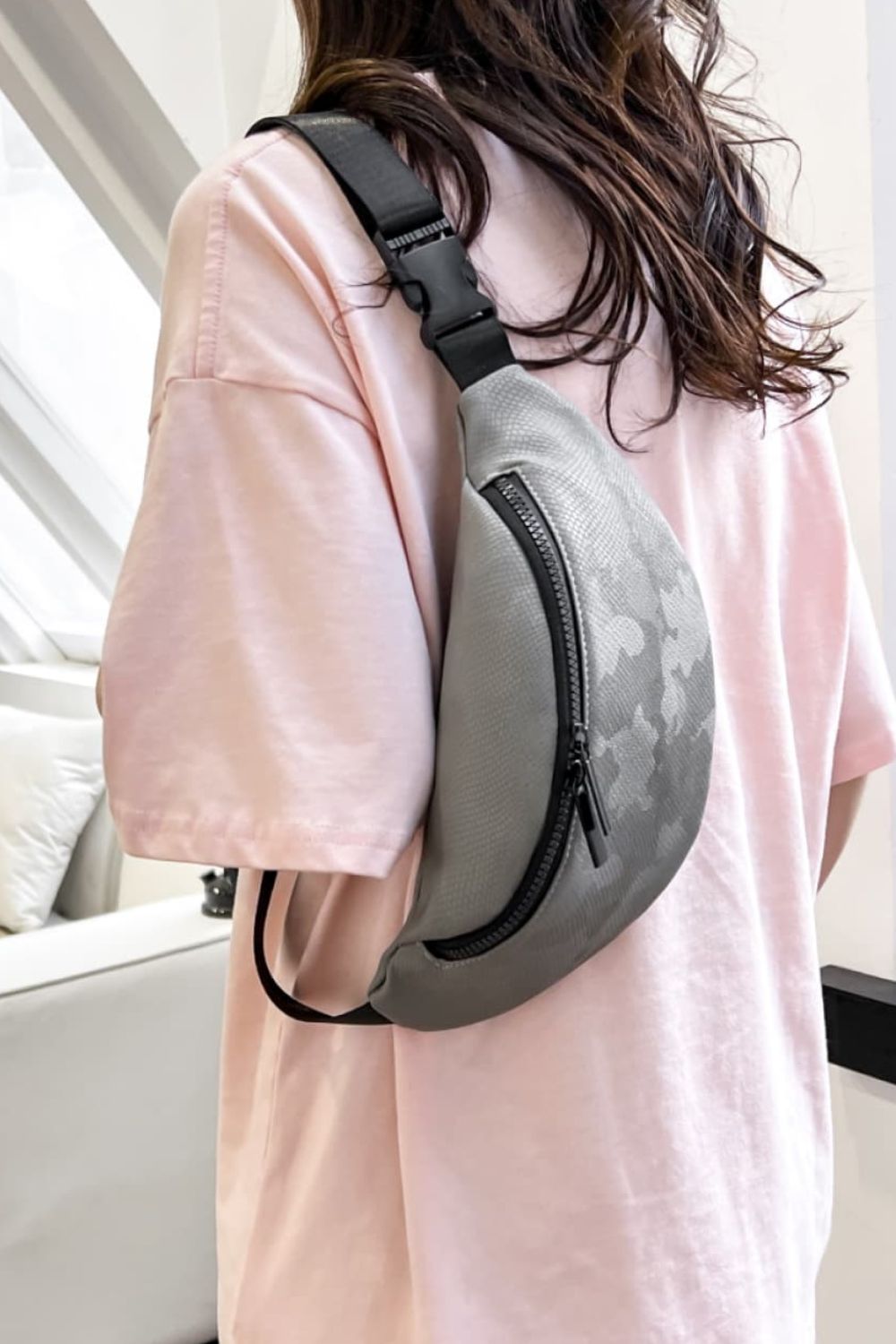 Medium Nylon Sling Bag – Durable Crossbody Shoulder Bag - Grace Beauty H&C 