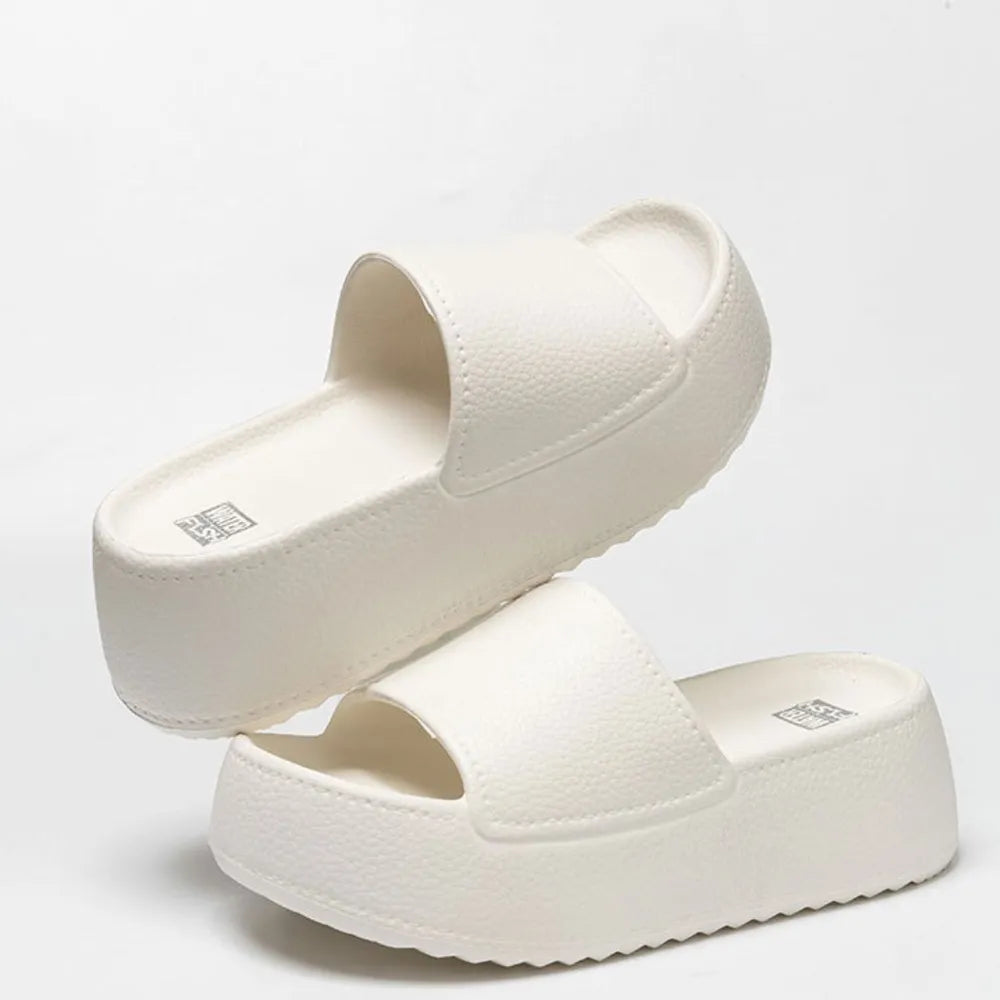 Open Toe Platform Slippers - Grace Beauty H&C 