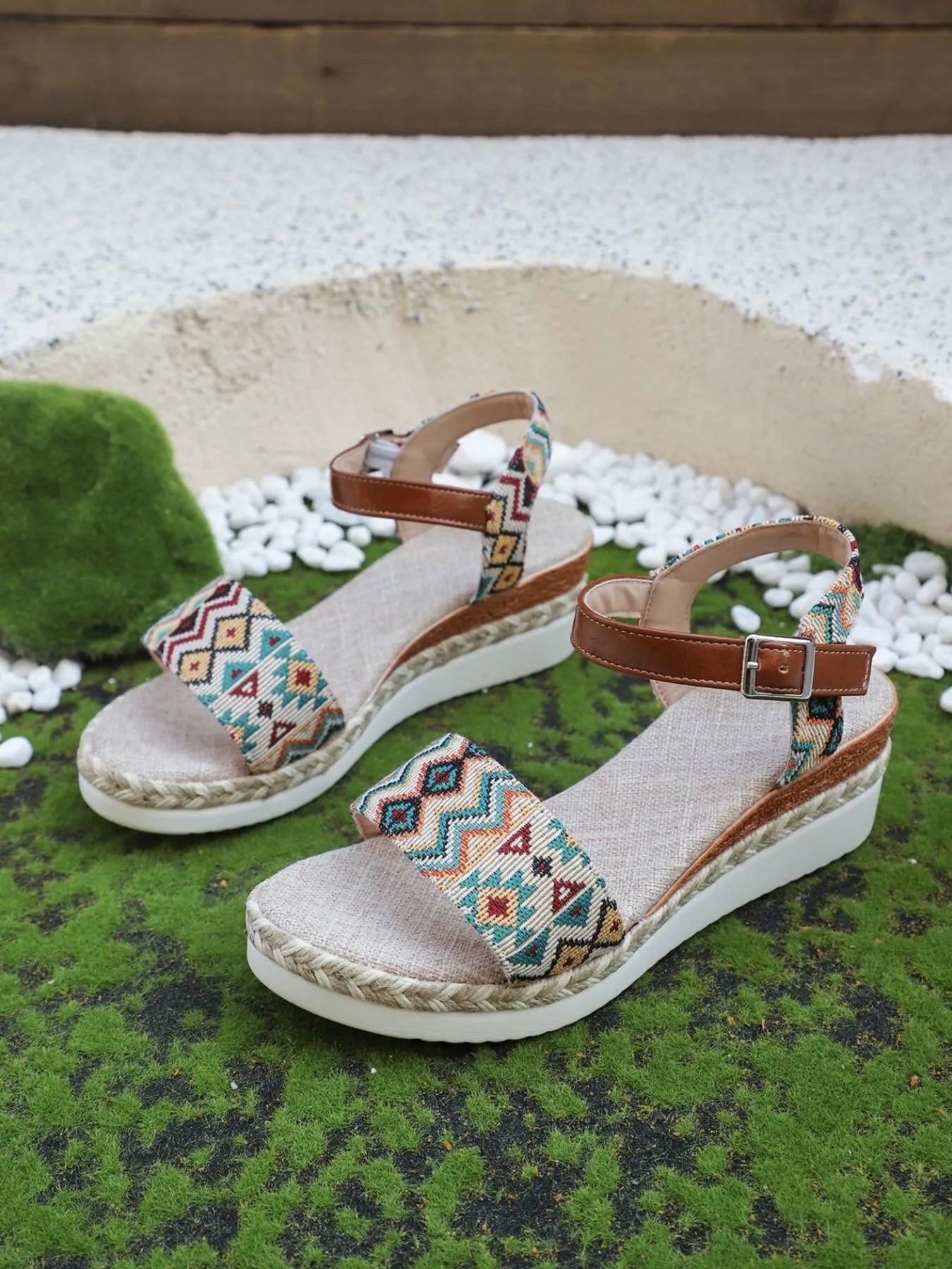 Open Toe Platform Wedge Sandals - Grace Beauty H&C 