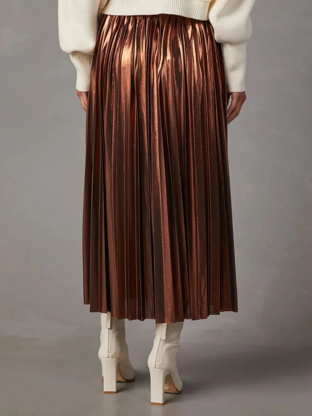 Pleated Midi Skirt - Grace Beauty H&C 