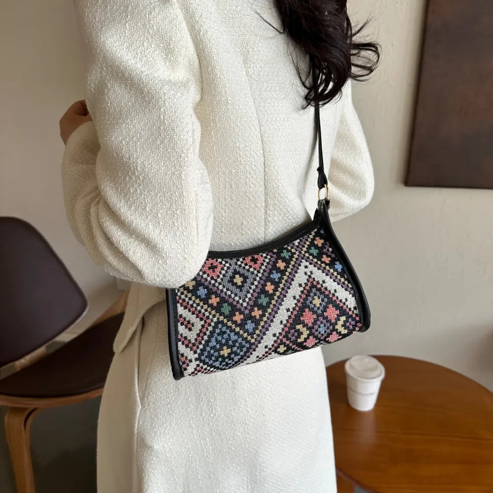 Printed Crossbody Bag – Stylish Lightweight Shoulder Purse - Grace Beauty H&C 