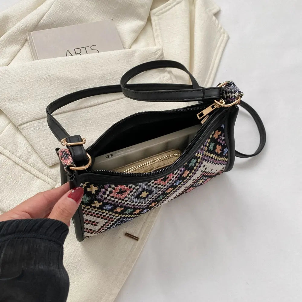 Printed Crossbody Bag – Stylish Lightweight Shoulder Purse - Grace Beauty H&C 