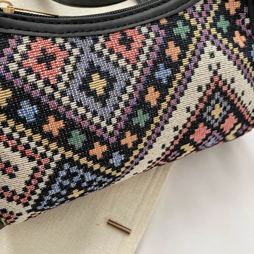 Printed Crossbody Bag – Stylish Lightweight Shoulder Purse - Grace Beauty H&C 