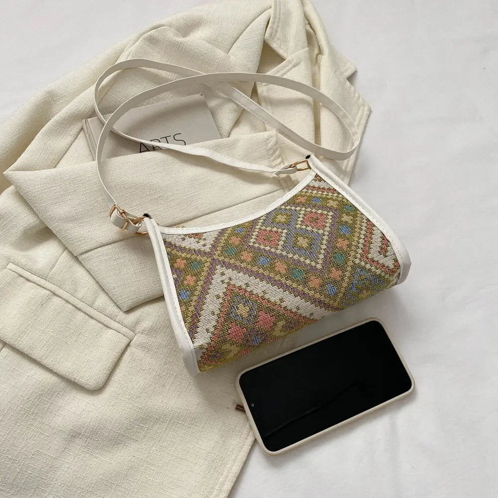 Printed Crossbody Bag – Stylish Lightweight Shoulder Purse - Grace Beauty H&C 