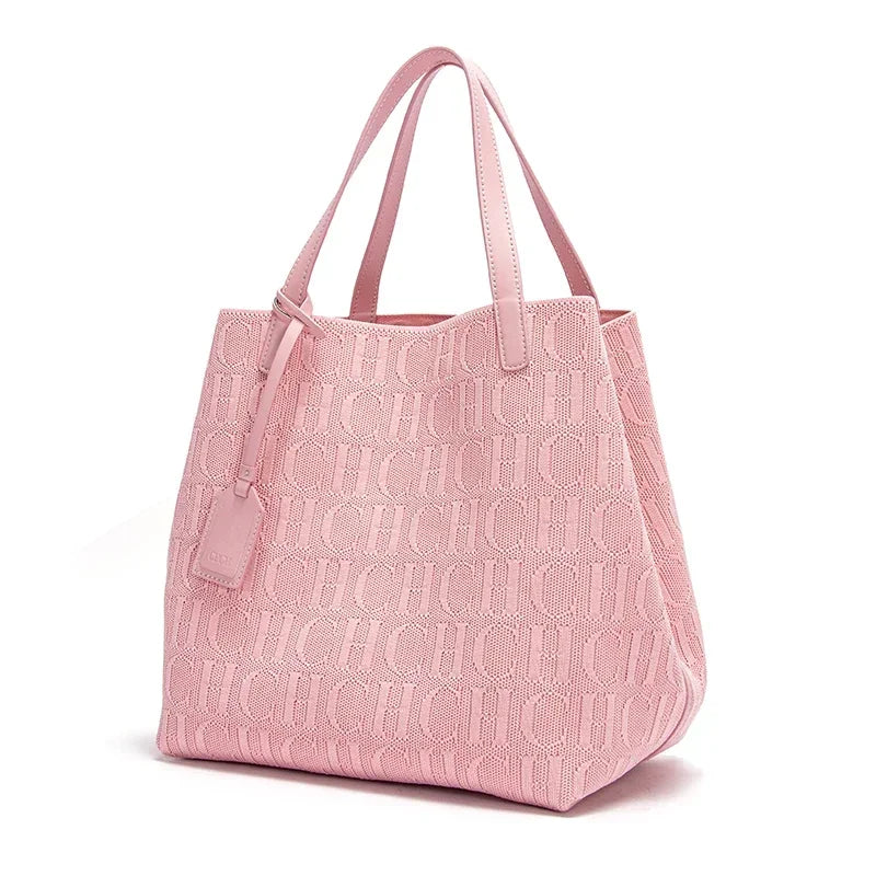 CH Women's Handbag Fashion Classic New Solid Color Letter Design Women's Handbag High Quality Craftsmanship Large Capacity - Grace Beauty H&C 