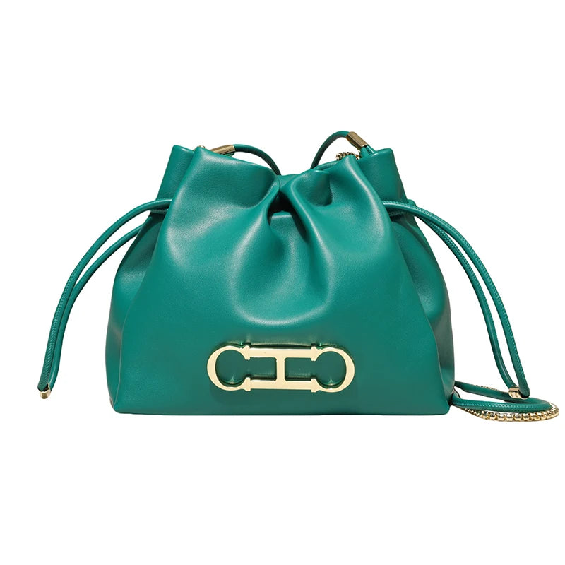 CH Casual Style Daily Ladies Small Bag Premium Sense Ladies Commuter Bag High Quality Solid Colour Design Ladies Shoulder Bag - Grace Beauty H&C 