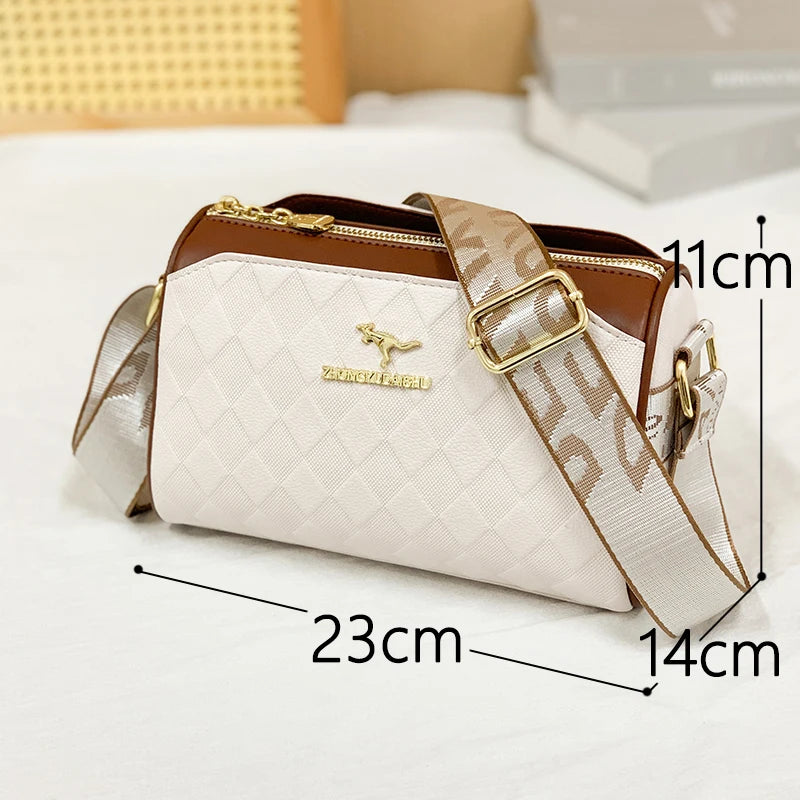 Luxury Women's Handbag Designer Women's High Quality Soft Small Square Bag Fashion Trend Women's Multi layered Crossbody Bags - Grace Beauty H&C 