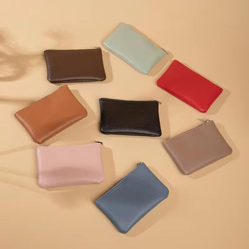Fashion Women Small Wallet For Ladies Zipper Card Purse Key Storage Bag High Quality PU Short Wallet Female - Grace Beauty H&C 