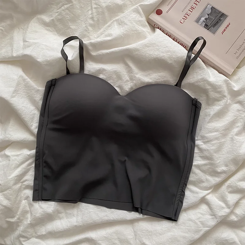 4 Colors Camisole for Women Fitness Crop Tops Summer Elegant Sexy All-match Casual Aesthetic Solid New - Grace Beauty H&C 