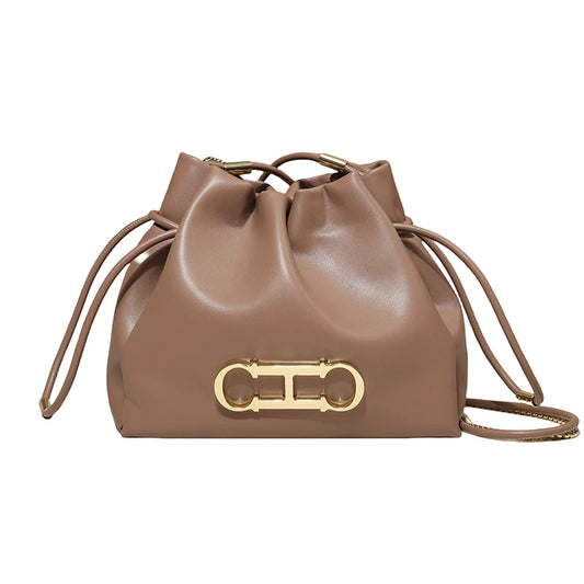 CH Casual Style Daily Ladies Small Bag Premium Sense Ladies Commuter Bag High Quality Solid Colour Design Ladies Shoulder Bag - Grace Beauty H&C 