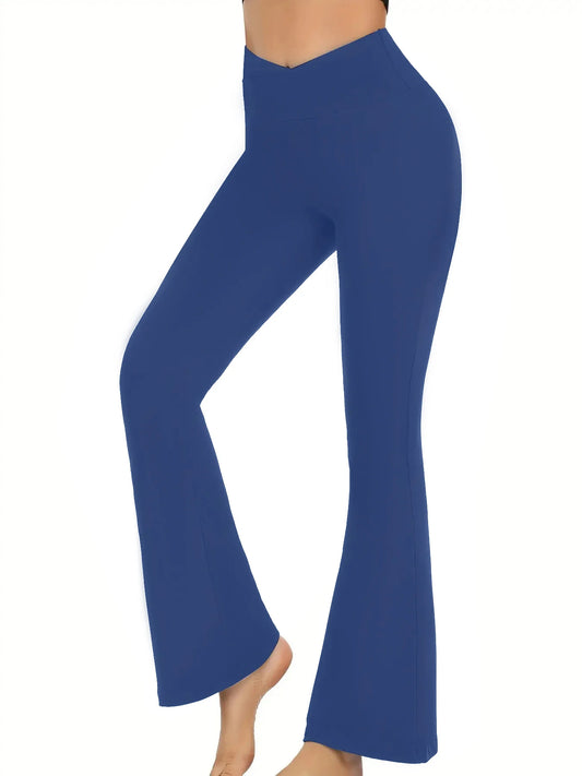 Flare Leggings for Women Tummy Control Yoga Pants - Grace Beauty H&C 