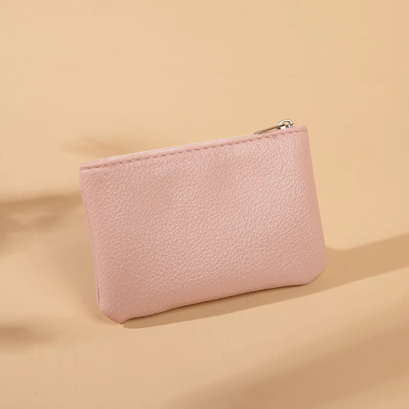 Fashion Women Small Wallet For Ladies Zipper Card Purse Key Storage Bag High Quality PU Short Wallet Female - Grace Beauty H&C 