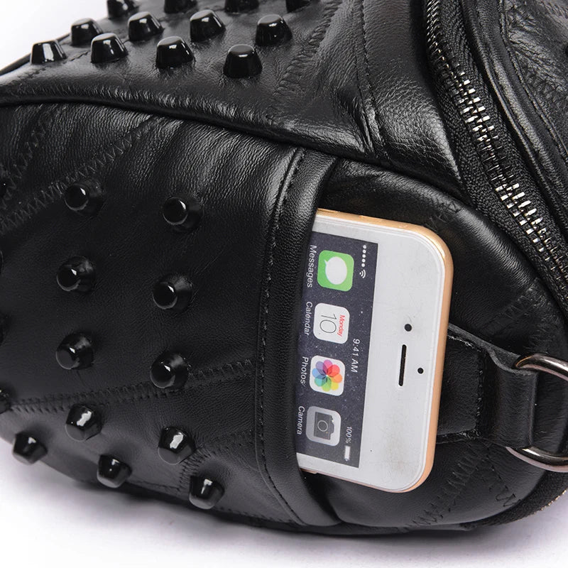 2023 Luxury Women Genuine Leather Bag Sheepskin Messenger Bags Handbags Famous Brands Designer Female Handbag Shoulder Bag Sac - Grace Beauty H&C 