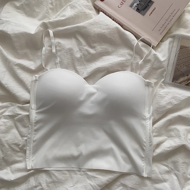 4 Colors Camisole for Women Fitness Crop Tops Summer Elegant Sexy All-match Casual Aesthetic Solid New - Grace Beauty H&C 