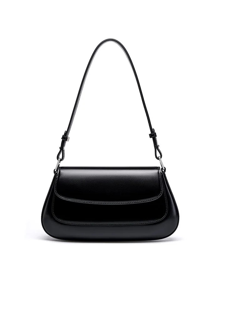 100% Genuine Leather Women Shoulder Bag Korean style Ladies Luxury Cow Leather Crosssbody armpit Bag handbag For Street Shopping - Grace Beauty H&C 
