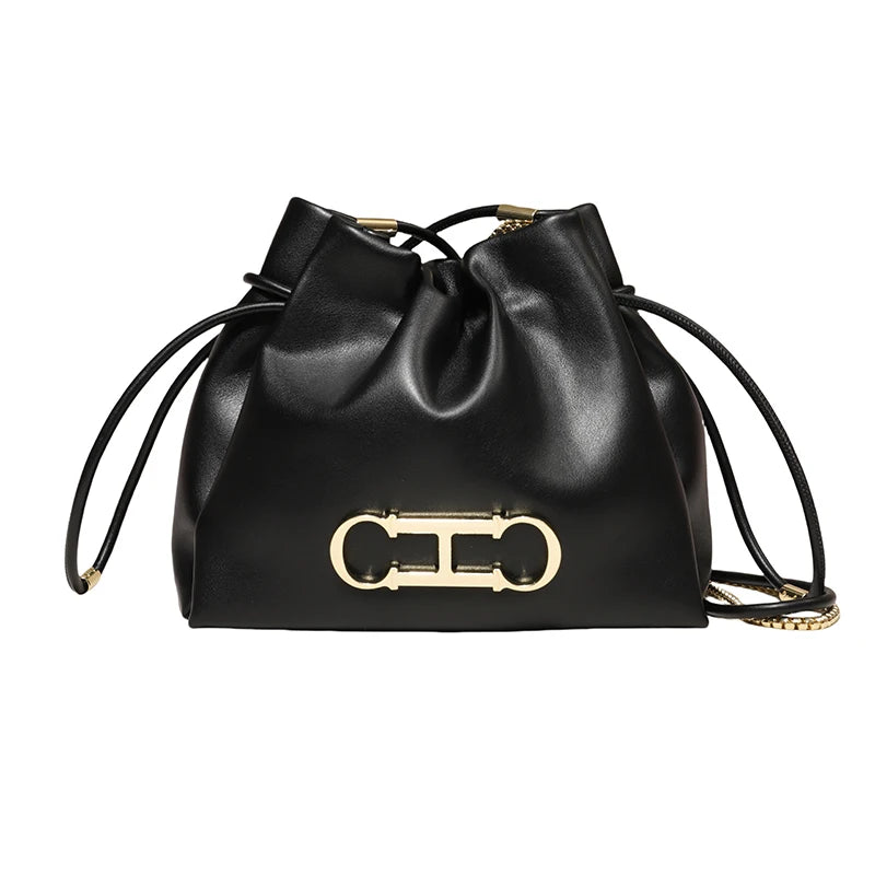 CH Casual Style Daily Ladies Small Bag Premium Sense Ladies Commuter Bag High Quality Solid Colour Design Ladies Shoulder Bag - Grace Beauty H&C 