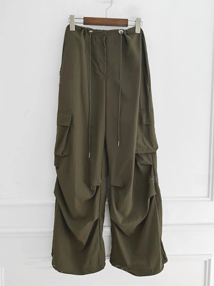 Wide Leg High Waist Workwear Trousers - Grace Beauty H&C 