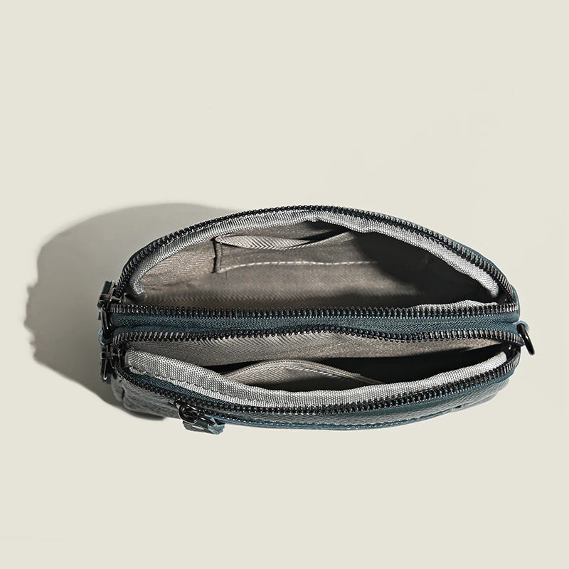 Genuine Leather Bag Luxury Women's Crossbody Bag for Woman Female Solid Color Clutch Phone Bags Shoulder Bag Messenger Bag Sac - Grace Beauty H&C 
