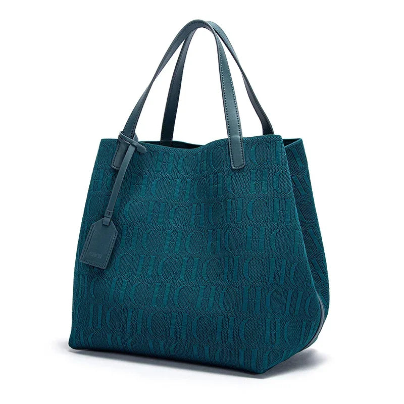 CH Women's Handbag Fashion Classic New Solid Color Letter Design Women's Handbag High Quality Craftsmanship Large Capacity - Grace Beauty H&C 