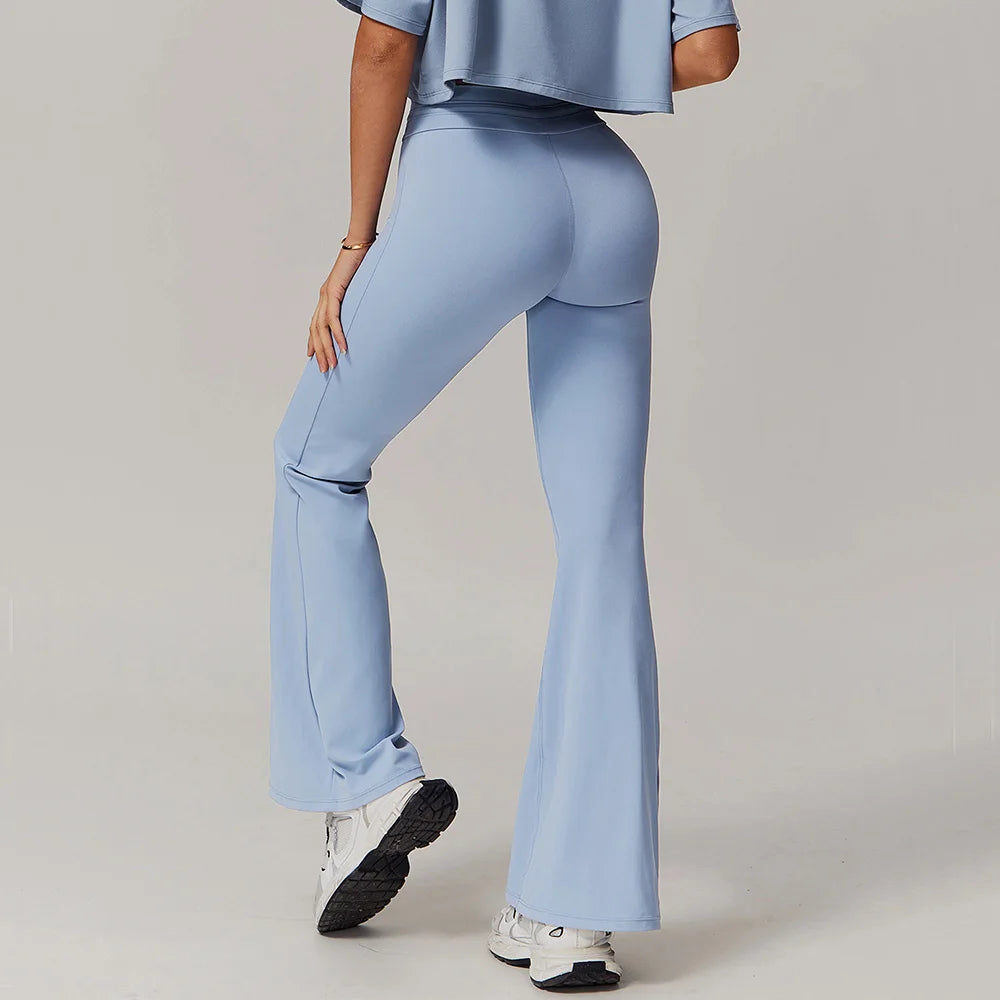 Yoga Pants Sport Leggings  Wide Leg Pants - Grace Beauty H&C 