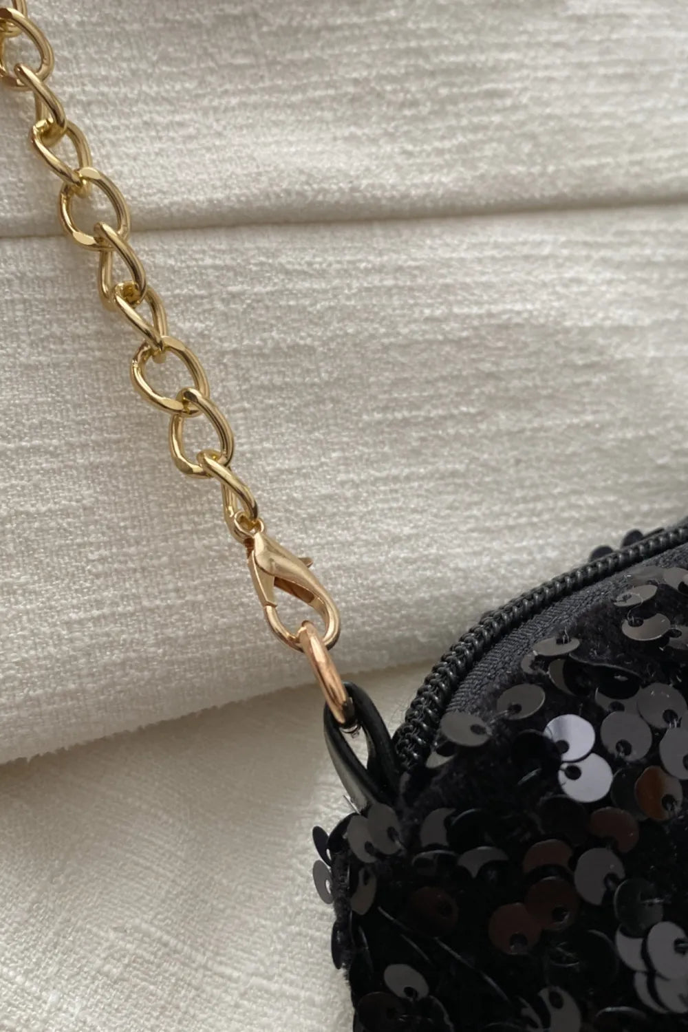 Sequin Removable Strap Shoulder Bag – Glamorous Evening Purse - Grace Beauty H&C 