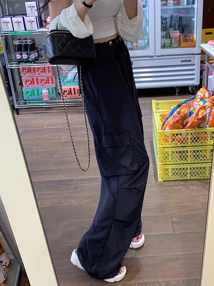 Wide Leg High Waist Workwear Trousers - Grace Beauty H&C 