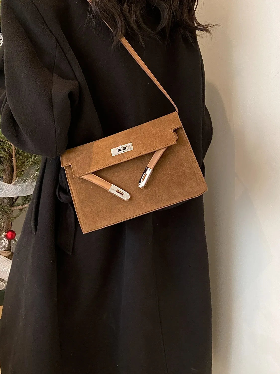 Solid Color Polyester Shoulder Bag – Lightweight Everyday Tote - Grace Beauty H&C 