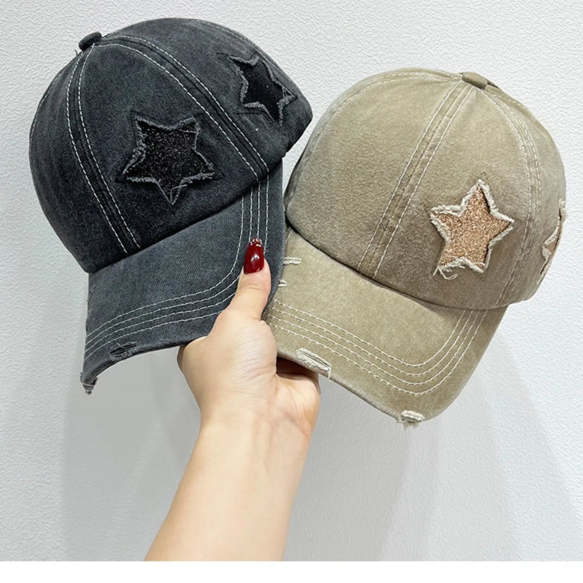 Star Adjustable Baseball Cap - Grace Beauty H&C 