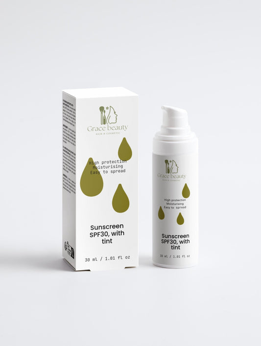 Sunscreen SPF30, with tint - Grace beauty H&C 