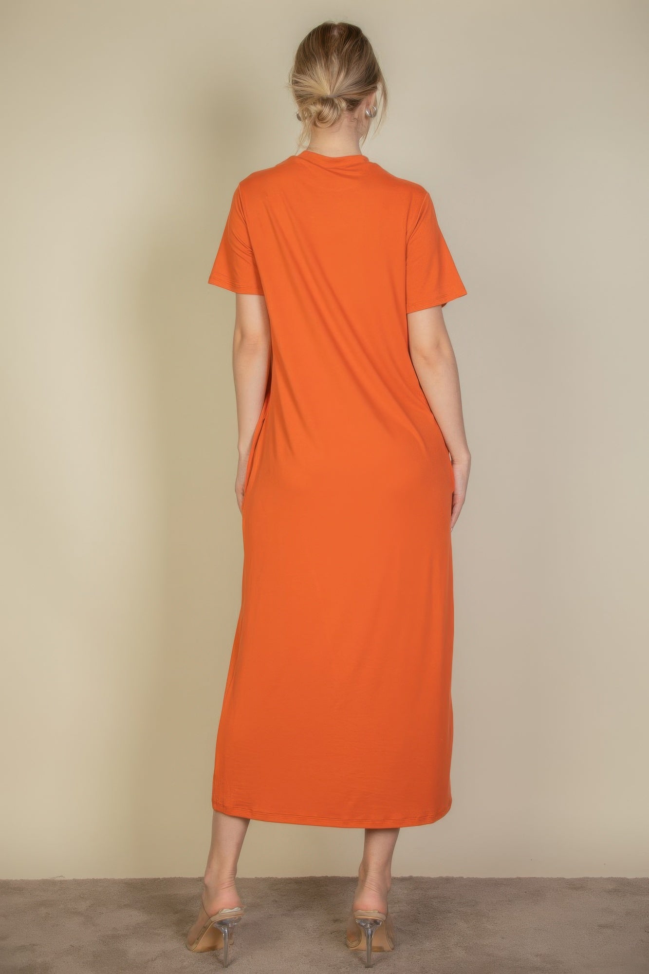 Side Pocket Tee Dress - Grace Beauty H&C 