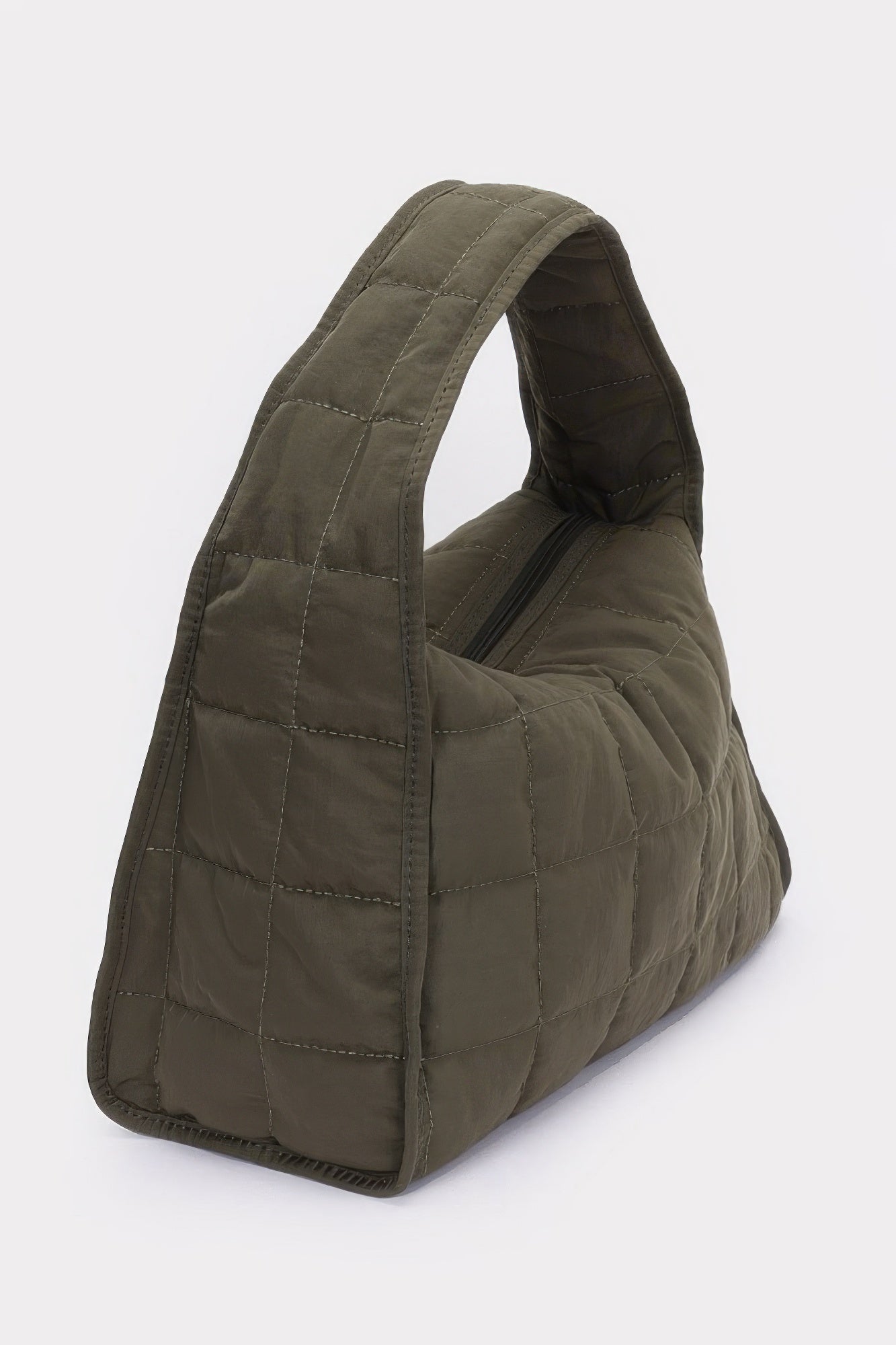 Quilted Nylon Shoulder Bag - Grace Beauty H&C 
