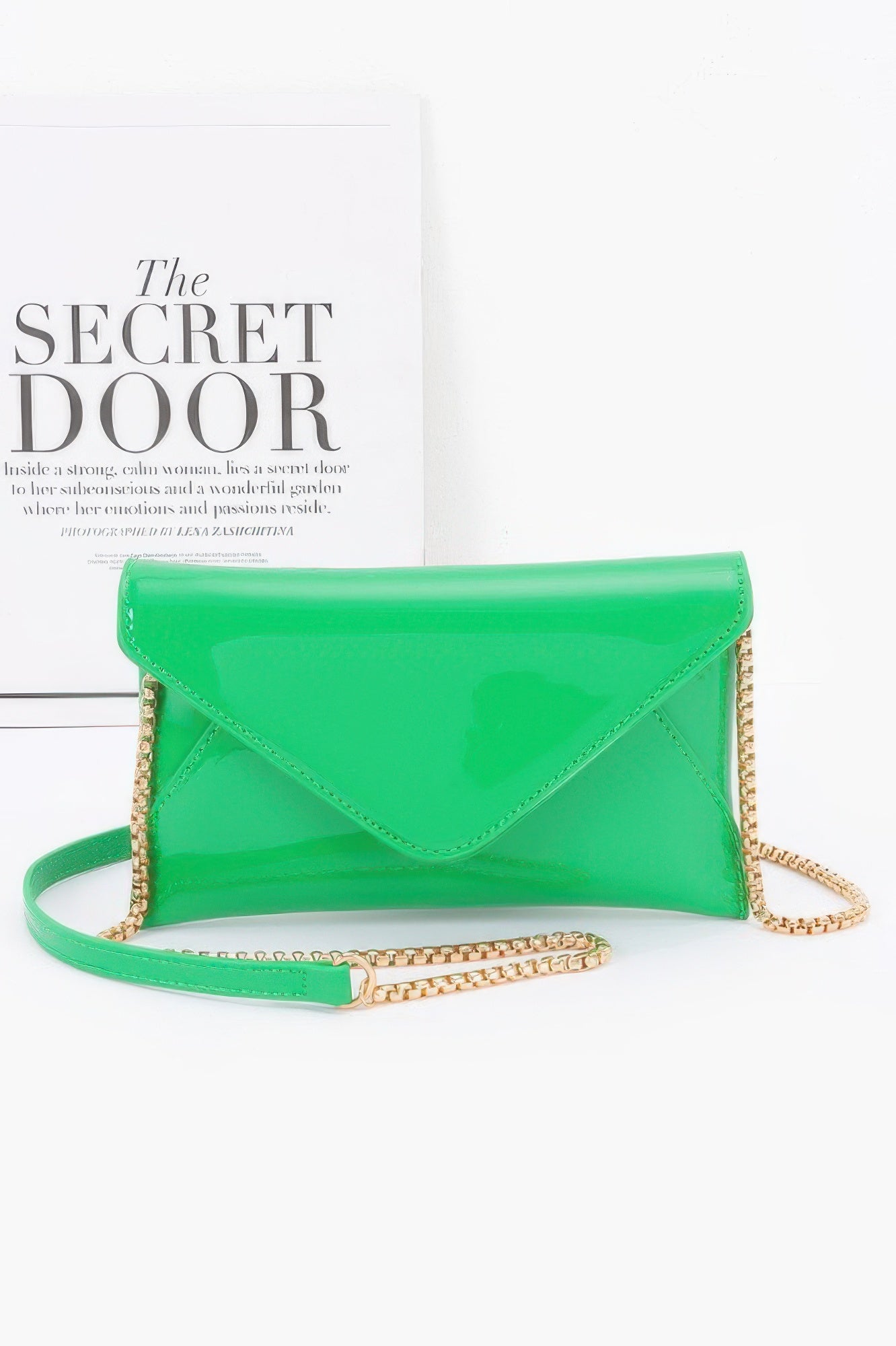 Enamel Envelope Clutch - Grace Beauty H&C 