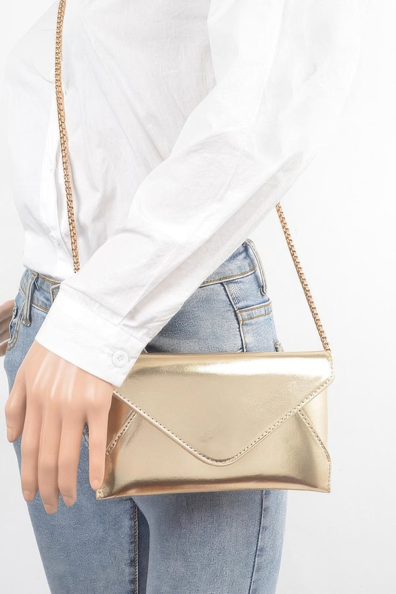 Metallic Small Envelope Clutch - Grace Beauty H&C 