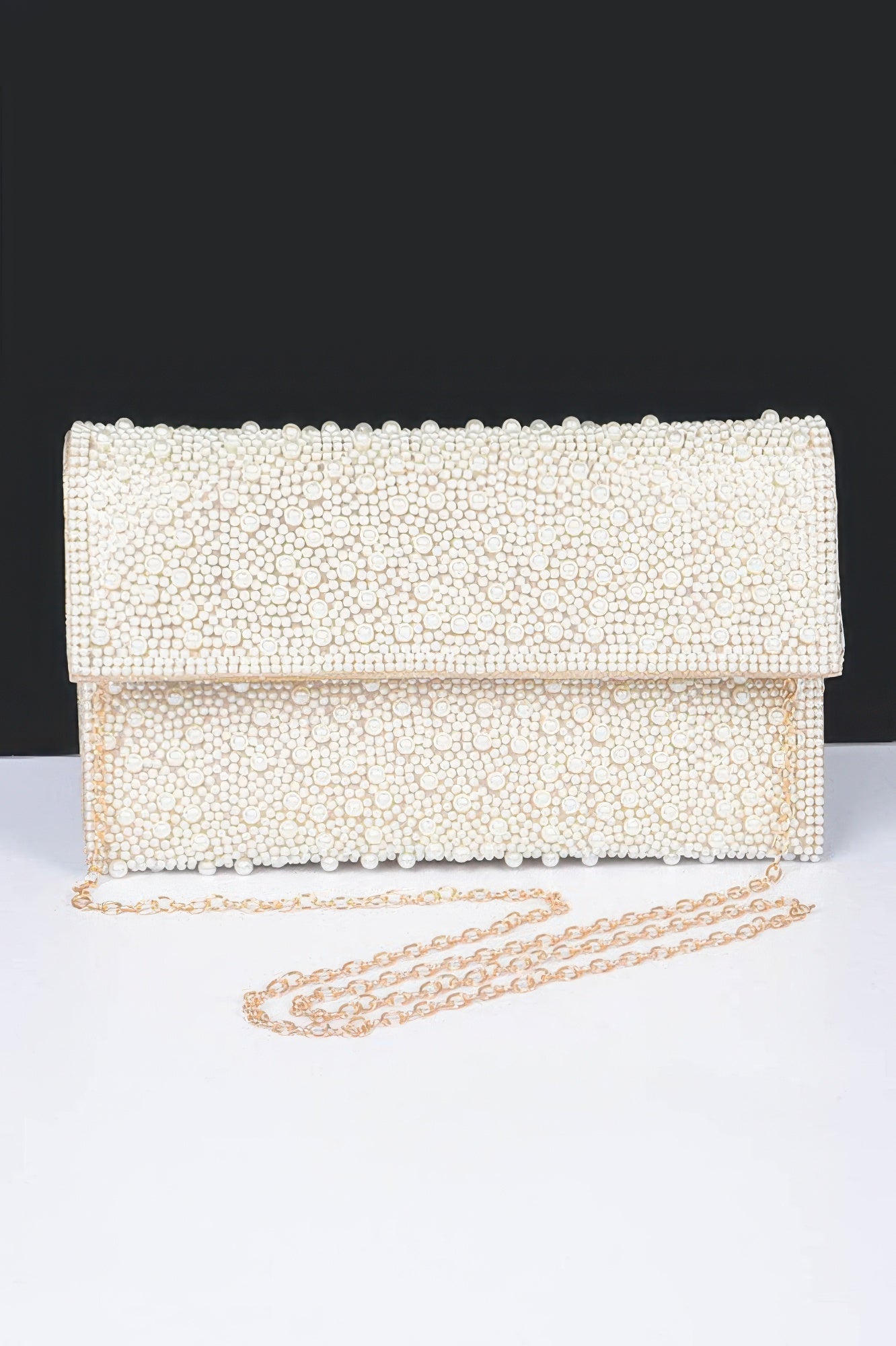 Faux Pearl Party Clutch - Grace Beauty H&C 