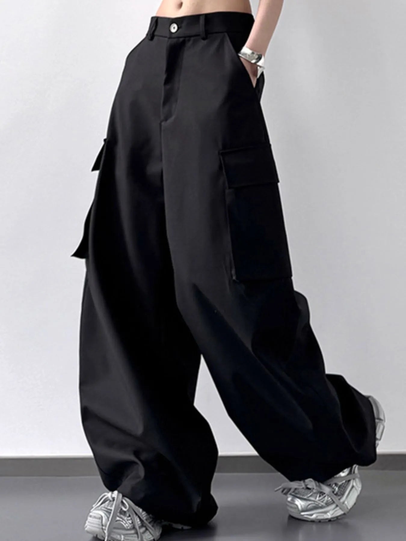 Wide Leg Cargo Pants - Grace Beauty H&C 